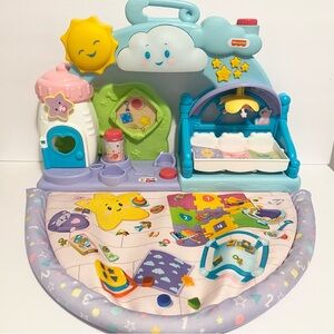 Fisher Price Little People 1 2 3 Play date Nursery Daycare Babies Play Set Only